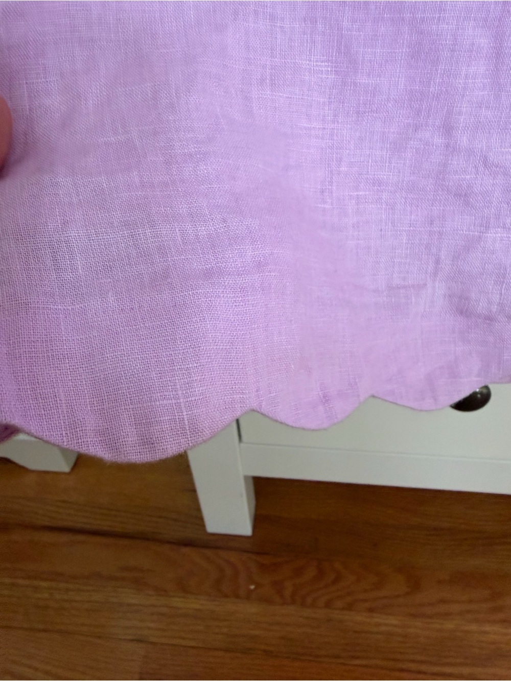 Women’s Lavender Scallop-Trim Matching Set - Picture 5 of 12